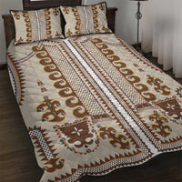 Hutsul Keptar Ukraine Quilt Bed Set Carpathian Folk Embroidery Heritage Style - Wonder Print Shop
