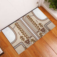 Hutsul Keptar Ukraine Rubber Doormat Carpathian Folk Embroidery Heritage Style - Wonder Print Shop