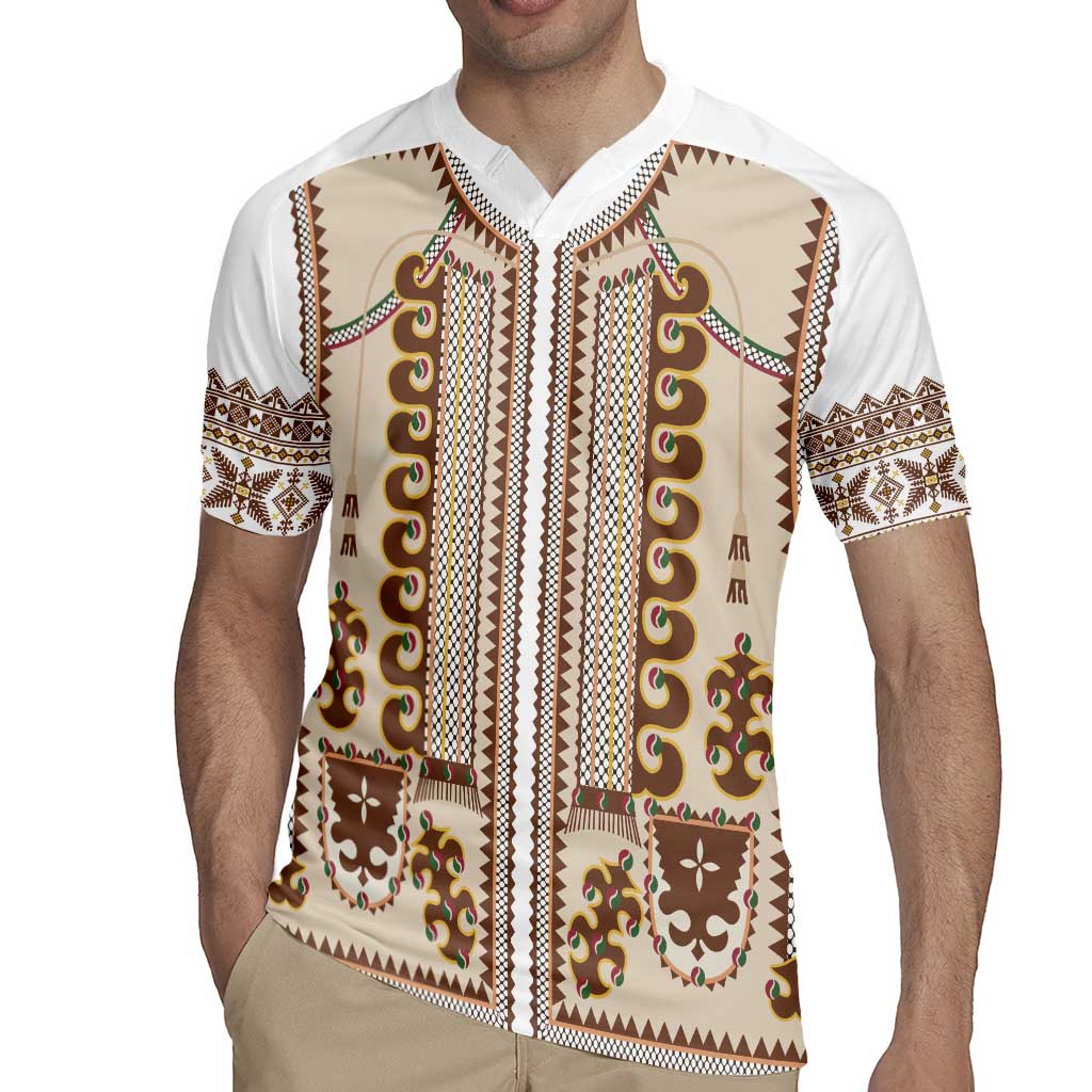 Hutsul Keptar Ukraine Rugby Jersey Carpathian Folk Embroidery Heritage Style - Wonder Print Shop