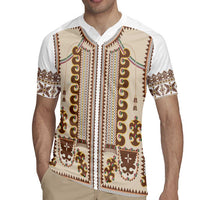 Hutsul Keptar Ukraine Rugby Jersey Carpathian Folk Embroidery Heritage Style - Wonder Print Shop