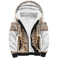 Hutsul Keptar Ukraine Sherpa Hoodie Carpathian Folk Embroidery Heritage Style - Wonder Print Shop