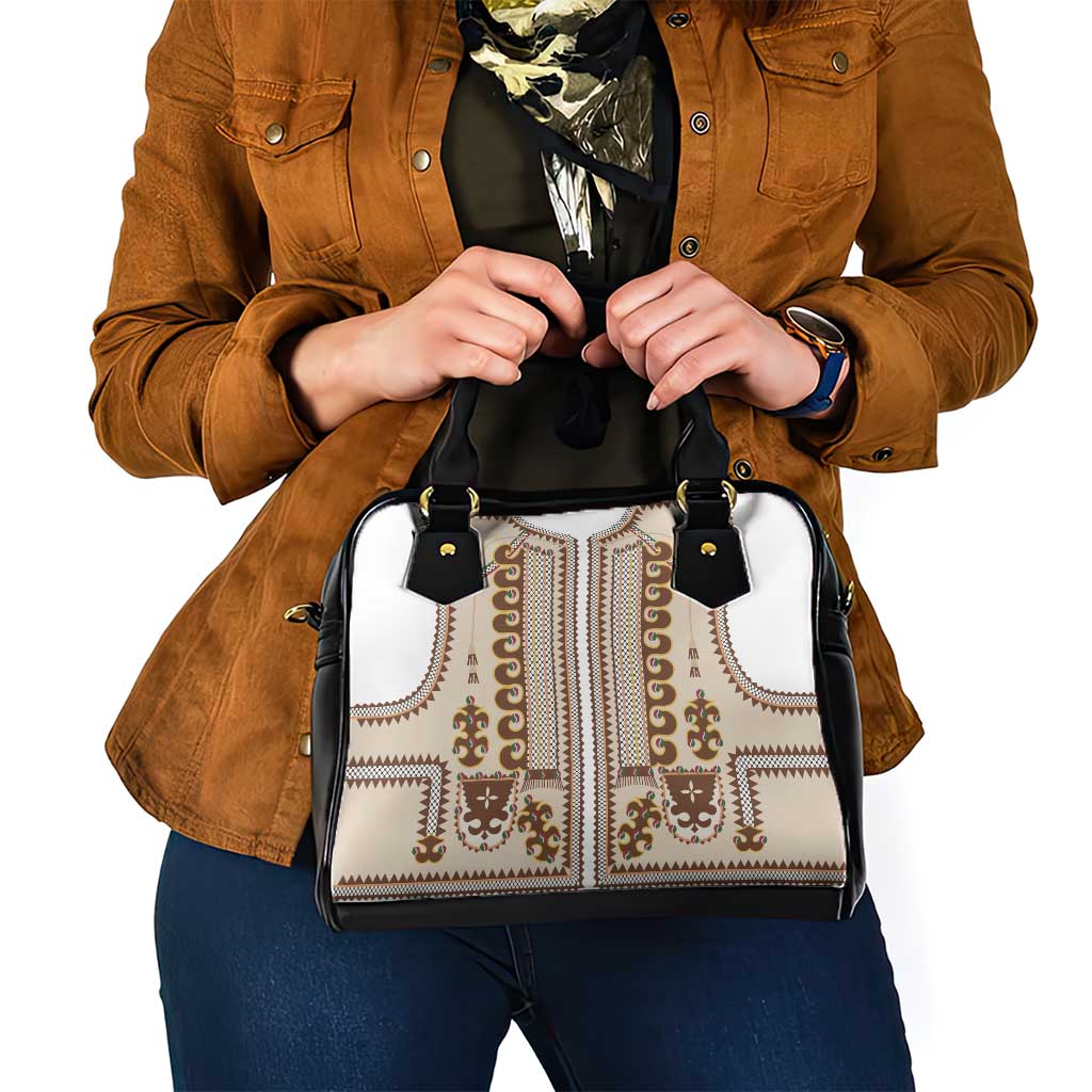 Hutsul Keptar Ukraine Shoulder Handbag Carpathian Folk Embroidery Heritage Style - Wonder Print Shop