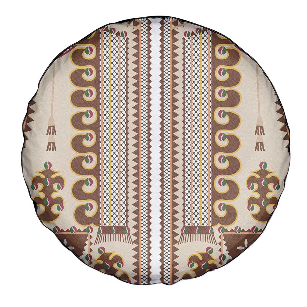 Hutsul Keptar Ukraine Spare Tire Cover Carpathian Folk Embroidery Heritage Style - Wonder Print Shop