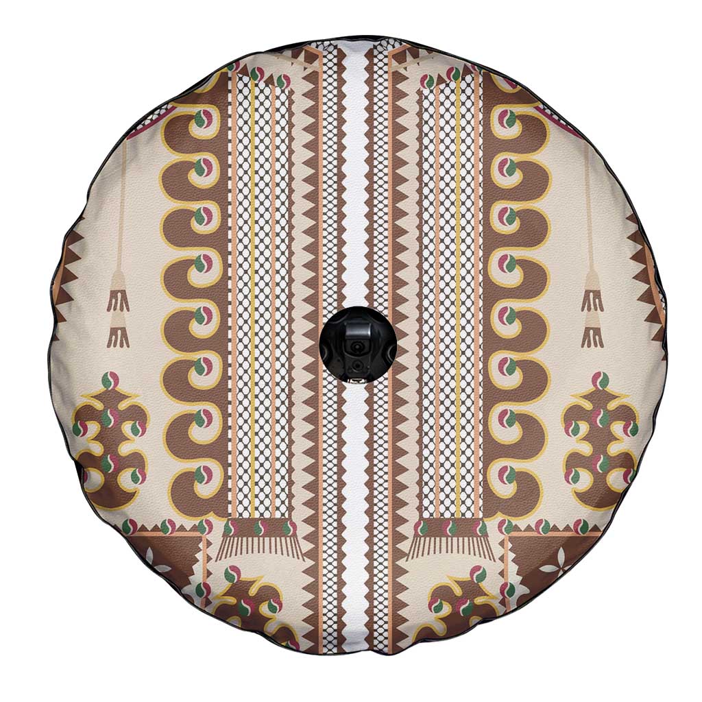 Hutsul Keptar Ukraine Spare Tire Cover Carpathian Folk Embroidery Heritage Style - Wonder Print Shop