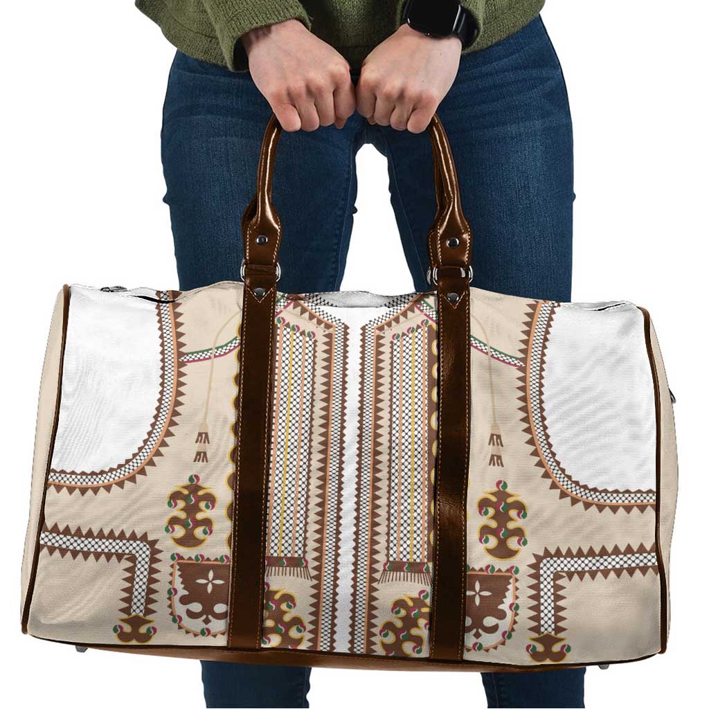 Hutsul Keptar Ukraine Travel Bag Carpathian Folk Embroidery Heritage Style - Wonder Print Shop