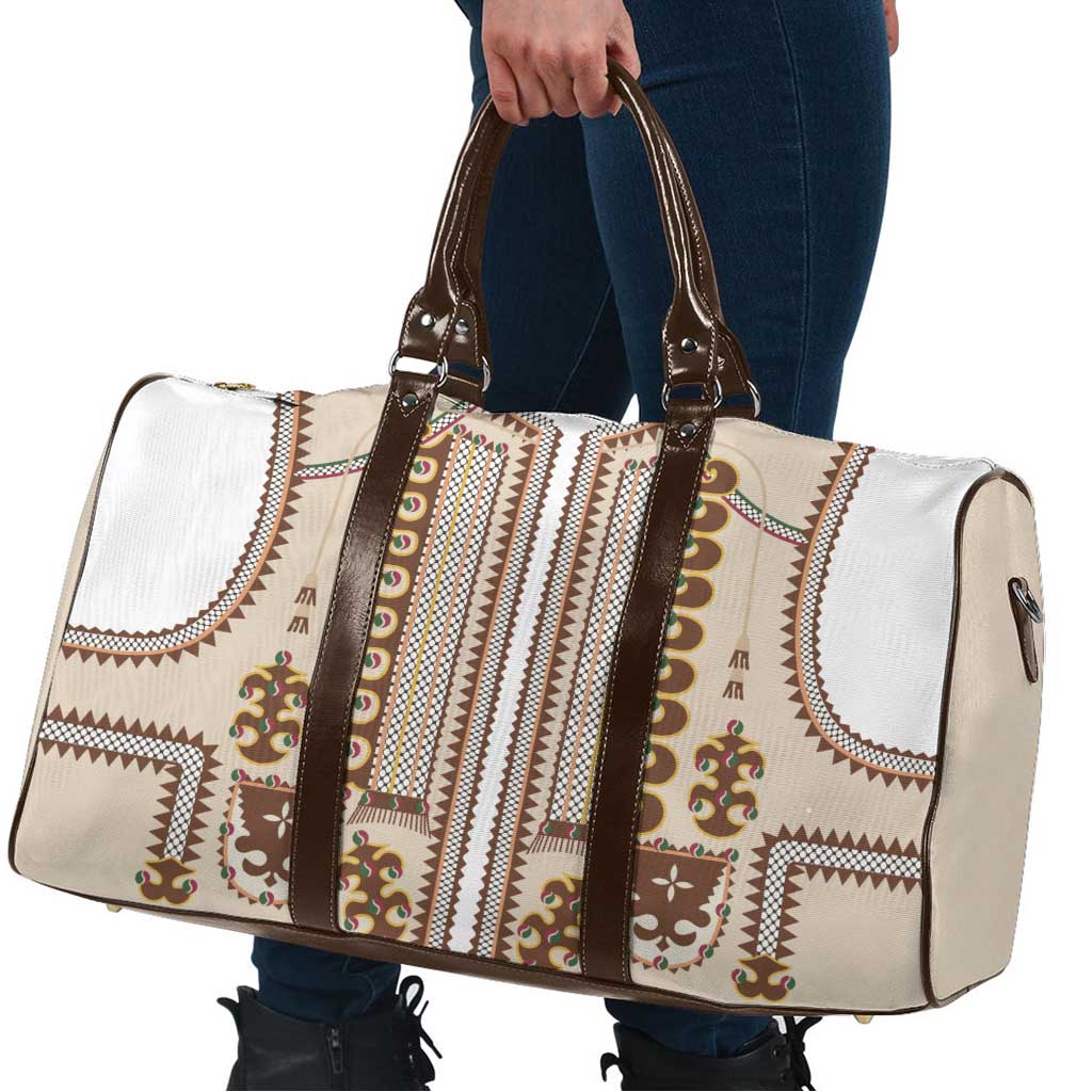 Hutsul Keptar Ukraine Travel Bag Carpathian Folk Embroidery Heritage Style - Wonder Print Shop