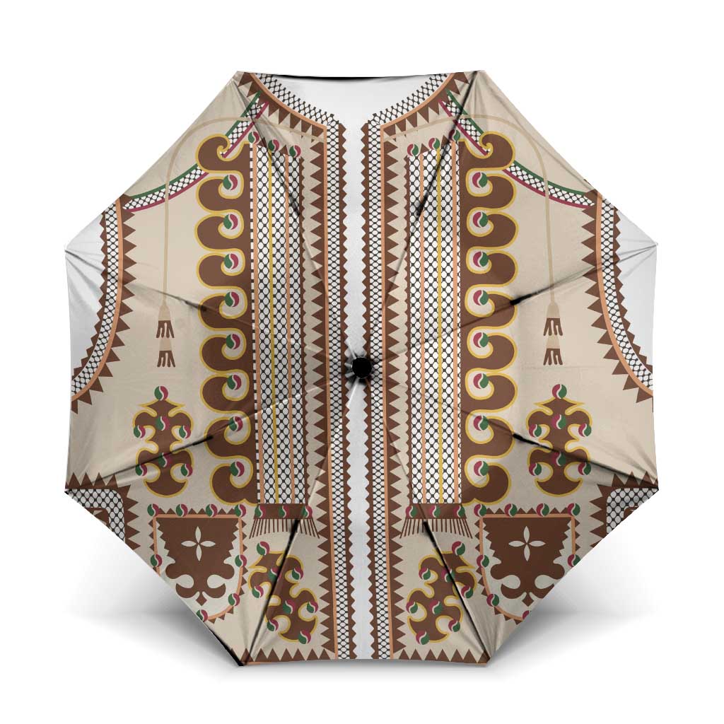 Hutsul Keptar Ukraine Umbrella Carpathian Folk Embroidery Heritage Style - Wonder Print Shop