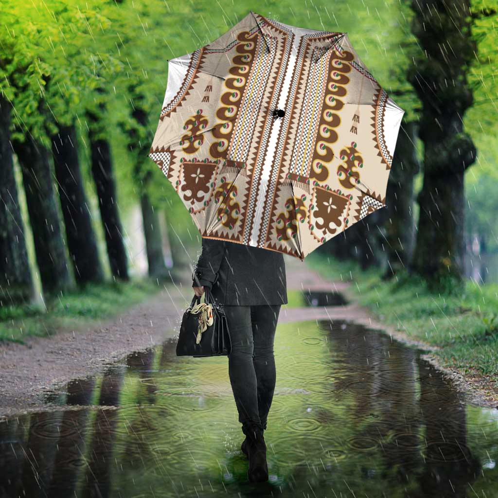 Hutsul Keptar Ukraine Umbrella Carpathian Folk Embroidery Heritage Style - Wonder Print Shop
