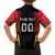 Custom Belgium Football Family Matching Off Shoulder Maxi Dress and Hawaiian Shirt Les Diables rouges Devil Mascot