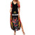 Custom Belgium Football Family Matching Summer Maxi Dress and Hawaiian Shirt Les Diables rouges Devil Mascot