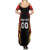 Custom Belgium Football Family Matching Summer Maxi Dress and Hawaiian Shirt Les Diables rouges Devil Mascot