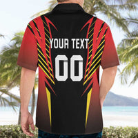 Custom Belgium Football Hawaiian Shirt Les Diables rouges Devil Mascot