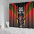 Custom Belgium Football Shower Curtain Les Diables rouges Devil Mascot