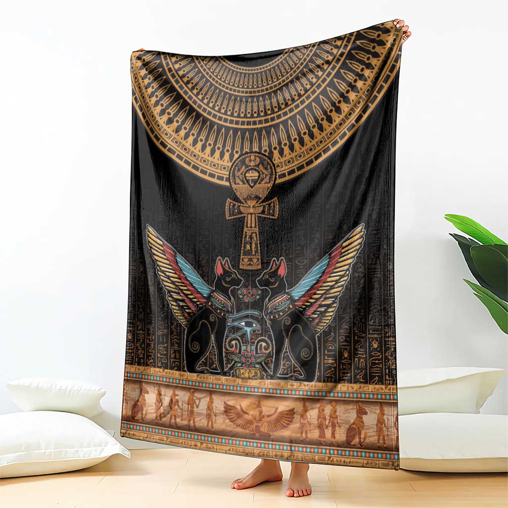 Ankh Egypt Blanket Ankh Egyptian Hieroglyphs Alphabet