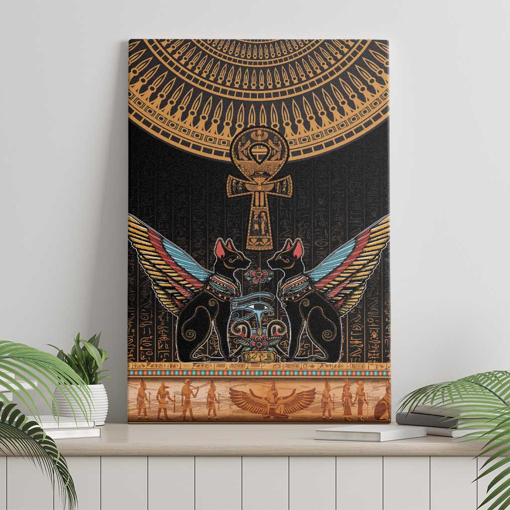 Ankh Egypt Canvas Wall Art Ankh Egyptian Hieroglyphs Alphabet