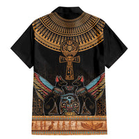 Ankh Egypt Family Matching Mermaid Dress and Hawaiian Shirt Ankh Egyptian Hieroglyphs Alphabet