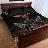 Ankh Egypt Quilt Bed Set Ankh Egyptian Hieroglyphs Alphabet