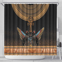 Ankh Egypt Shower Curtain Ankh Egyptian Hieroglyphs Alphabet