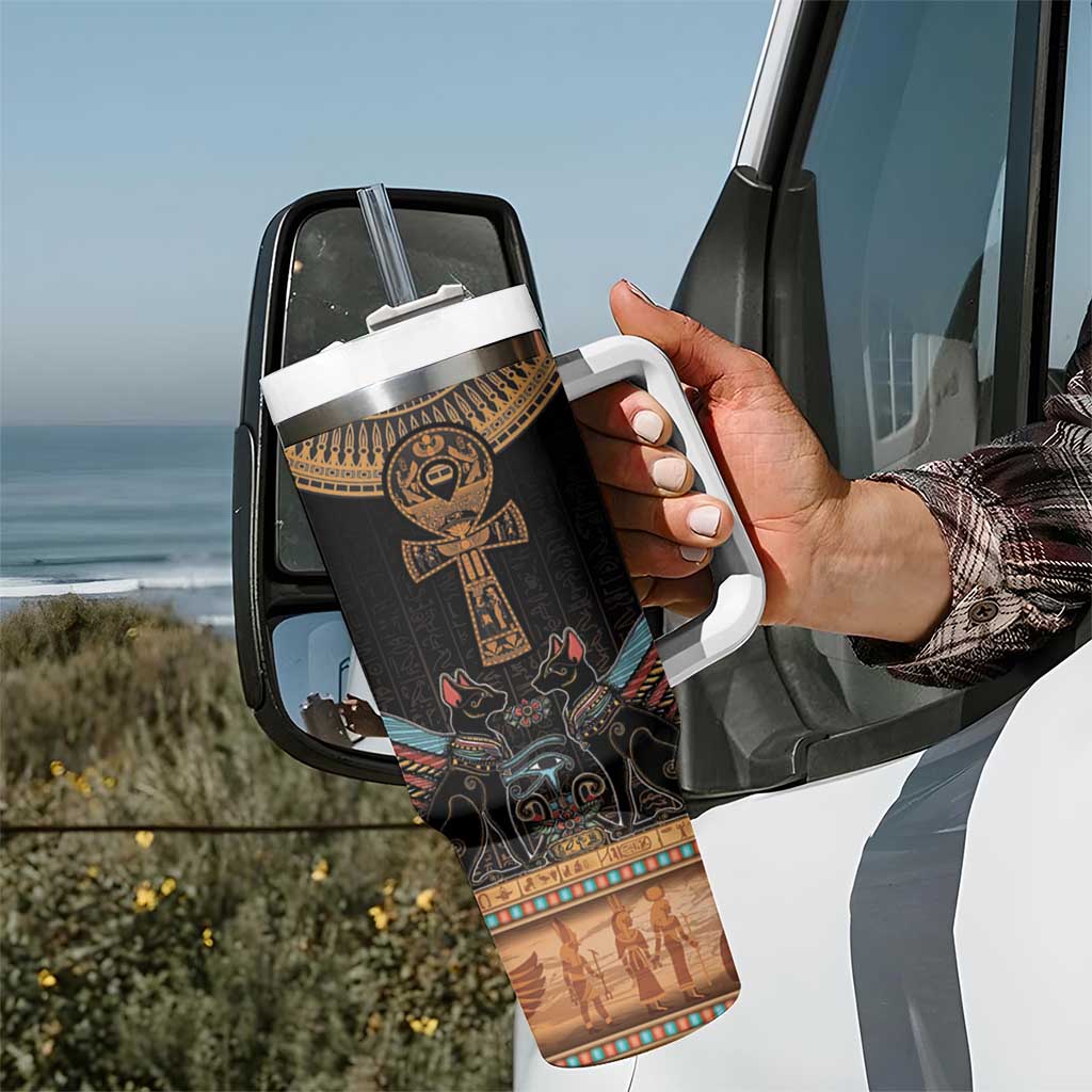 Ankh Egypt Tumbler With Handle Ankh Egyptian Hieroglyphs Alphabet