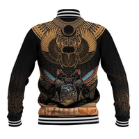 The Scarab Beetle Baseball Jacket Egyptian Hieroglyphs Alphabet