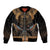The Scarab Beetle Bomber Jacket Egyptian Hieroglyphs Alphabet