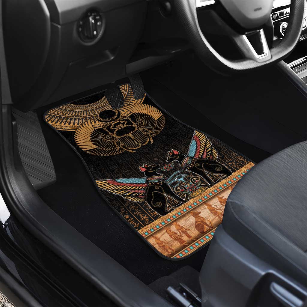 The Scarab Beetle Car Mats Egyptian Hieroglyphs Alphabet