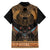 The Scarab Beetle Family Matching Off The Shoulder Long Sleeve Dress and Hawaiian Shirt Egyptian Hieroglyphs Alphabet