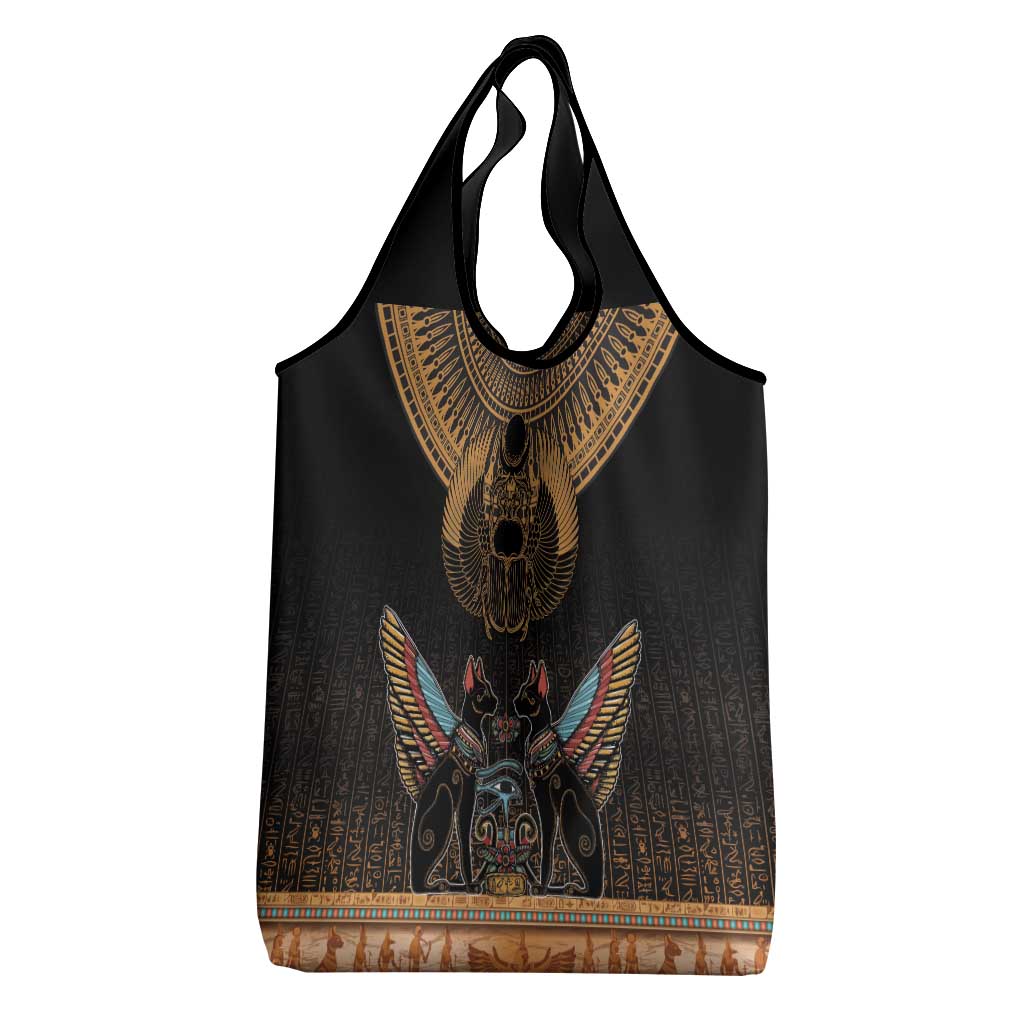 The Scarab Beetle Grocery Bag Egyptian Hieroglyphs Alphabet