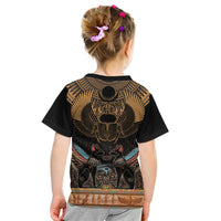 The Scarab Beetle Kid T Shirt Egyptian Hieroglyphs Alphabet