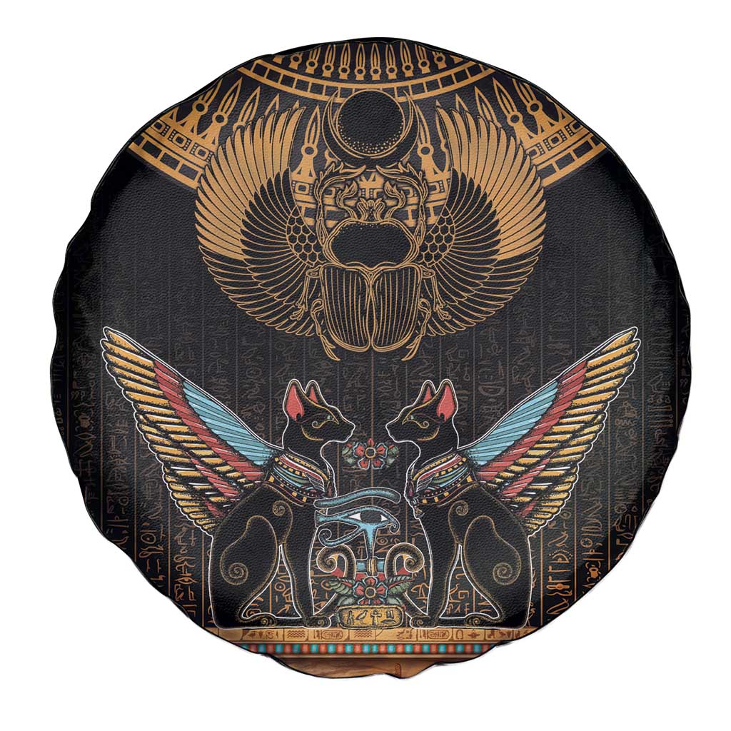 The Scarab Beetle Spare Tire Cover Egyptian Hieroglyphs Alphabet