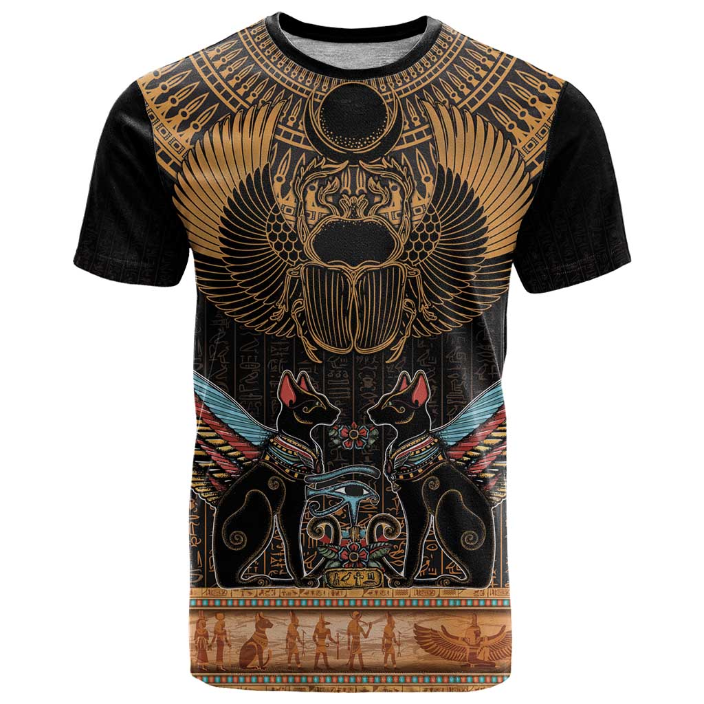 The Scarab Beetle T Shirt Egyptian Hieroglyphs Alphabet