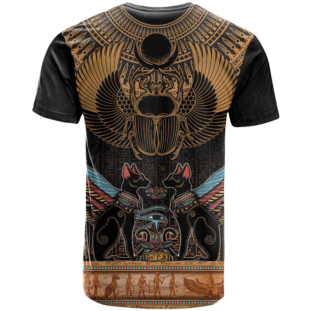 The Scarab Beetle T Shirt Egyptian Hieroglyphs Alphabet