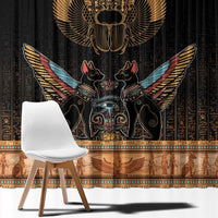 The Scarab Beetle Window Curtain Egyptian Hieroglyphs Alphabet