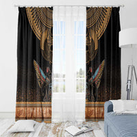 The Scarab Beetle Window Curtain Egyptian Hieroglyphs Alphabet