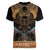 The Scarab Beetle Women V-Neck T-Shirt Egyptian Hieroglyphs Alphabet