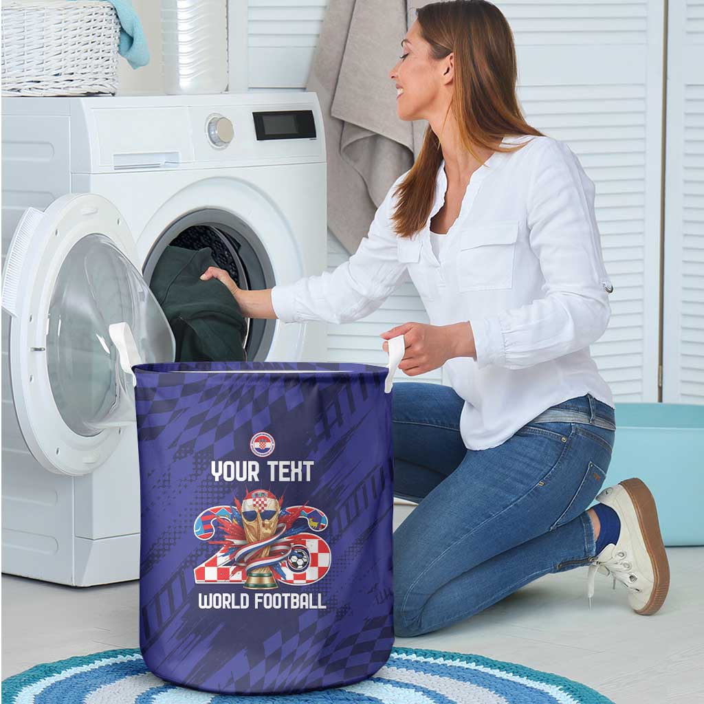 World Football Croatia 2026 Personalized Laundry Basket Mala Zemlja Veliki Snovi
