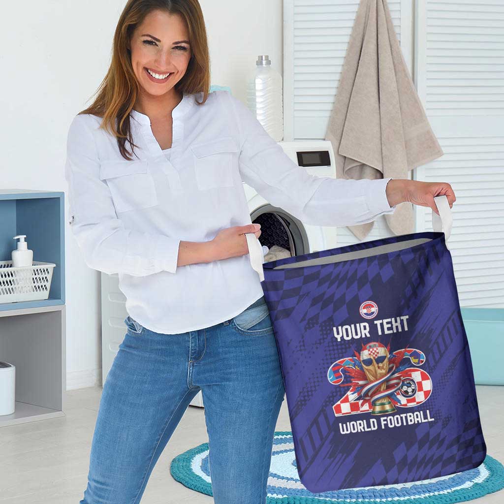 World Football Croatia 2026 Personalized Laundry Basket Mala Zemlja Veliki Snovi