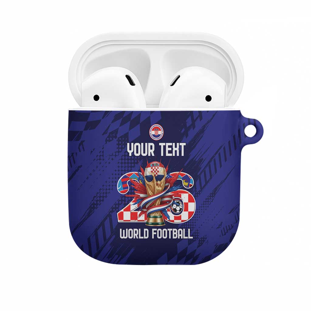 World Football Croatia 2026 Personalized AirPods Case Mala Zemlja Veliki Snovi