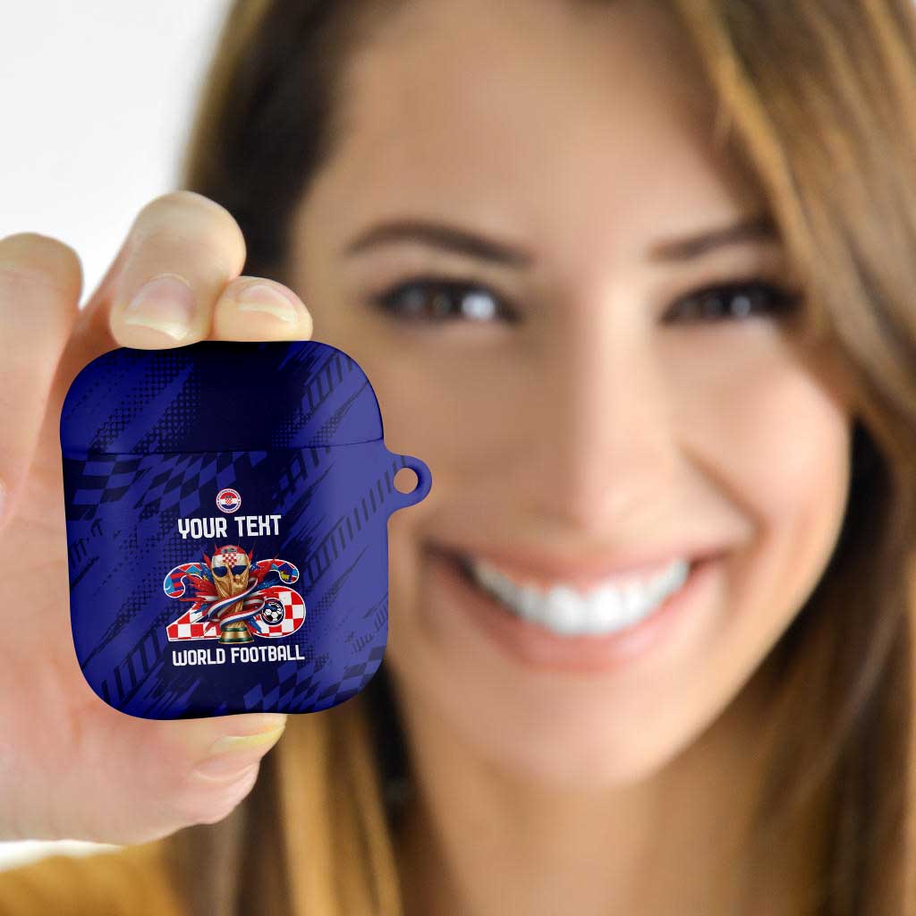 World Football Croatia 2026 Personalized AirPods Case Mala Zemlja Veliki Snovi