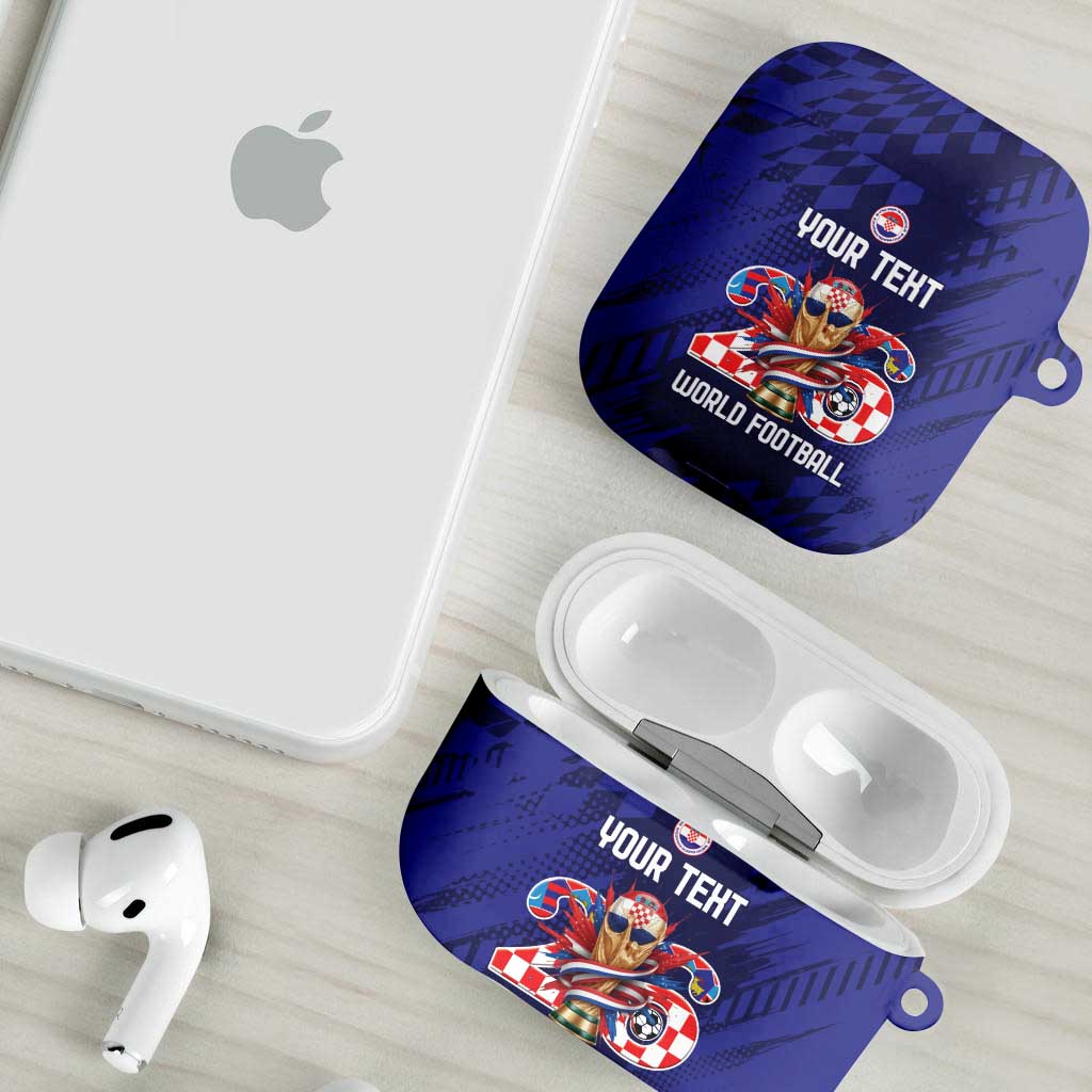 World Football Croatia 2026 Personalized AirPods Case Mala Zemlja Veliki Snovi