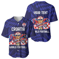 World Football Croatia 2026 Personalized Baseball Jersey Mala Zemlja Veliki Snovi