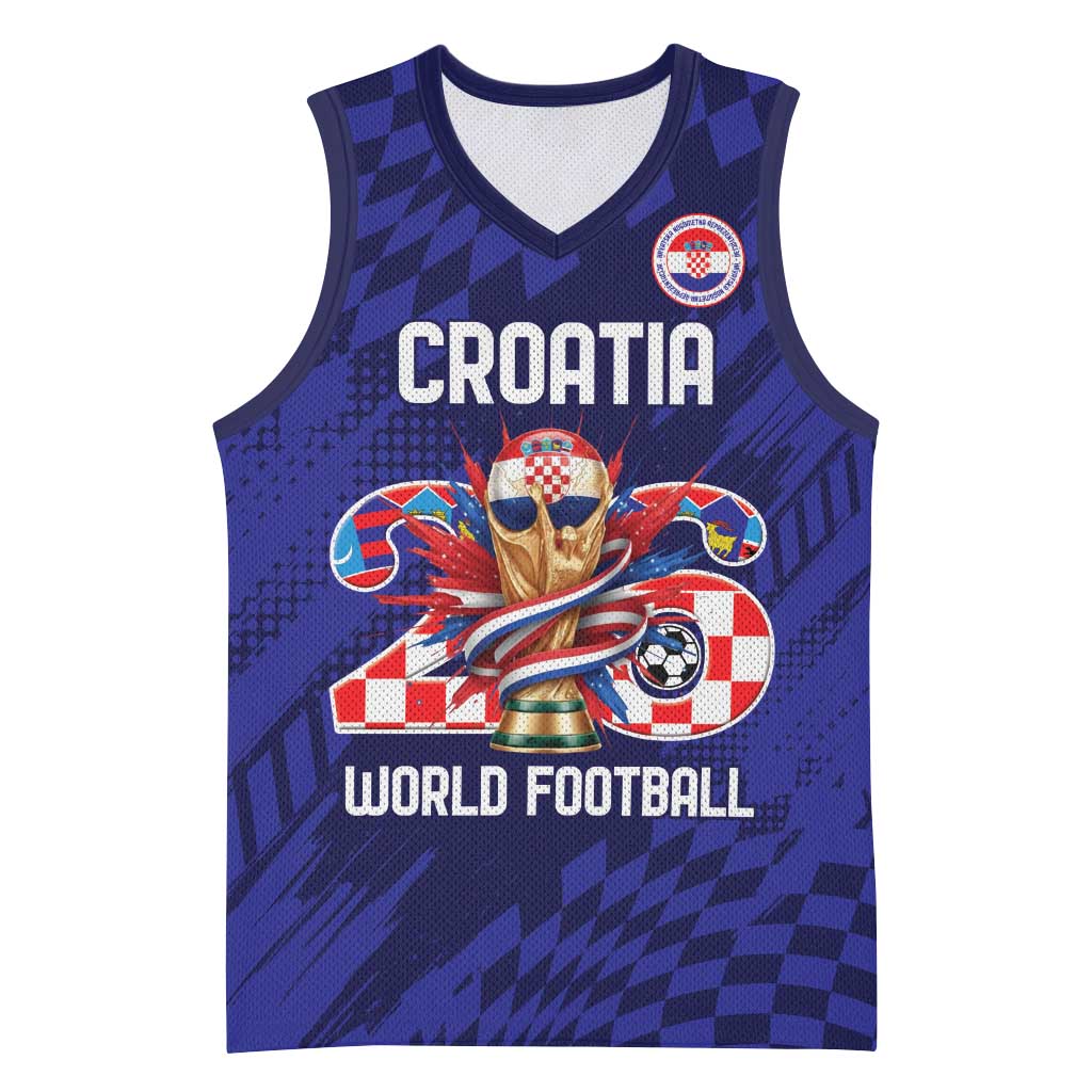World Football Croatia 2026 Personalized Basketball Jersey Mala Zemlja Veliki Snovi