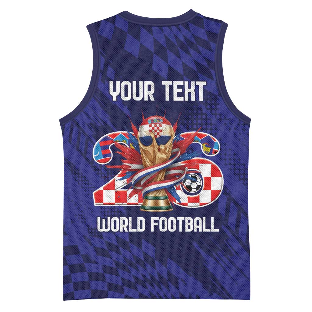 World Football Croatia 2026 Personalized Basketball Jersey Mala Zemlja Veliki Snovi