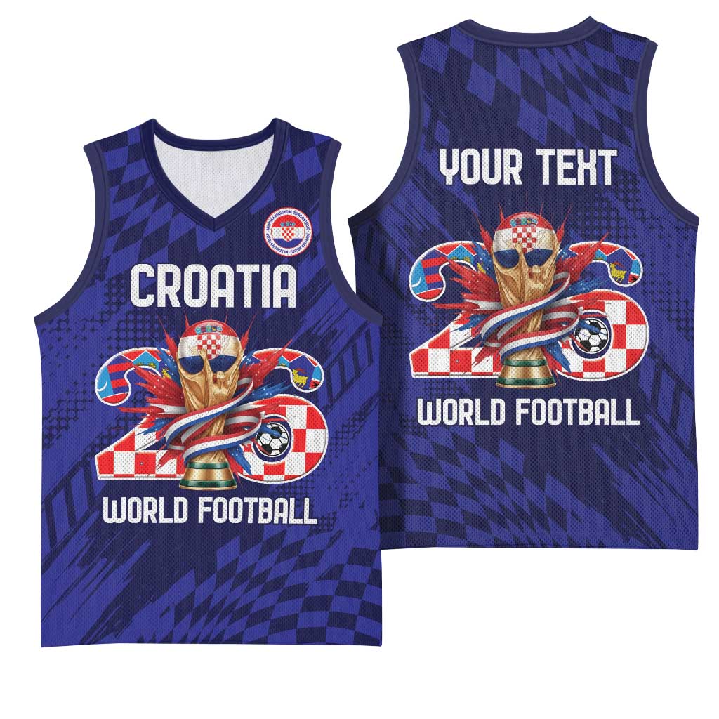 World Football Croatia 2026 Personalized Basketball Jersey Mala Zemlja Veliki Snovi