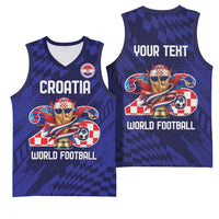 World Football Croatia 2026 Personalized Basketball Jersey Mala Zemlja Veliki Snovi