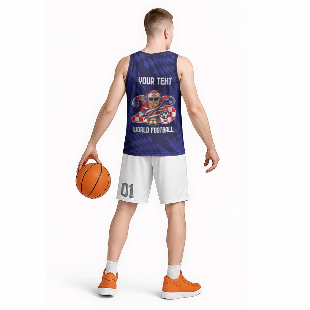 World Football Croatia 2026 Personalized Basketball Jersey Mala Zemlja Veliki Snovi