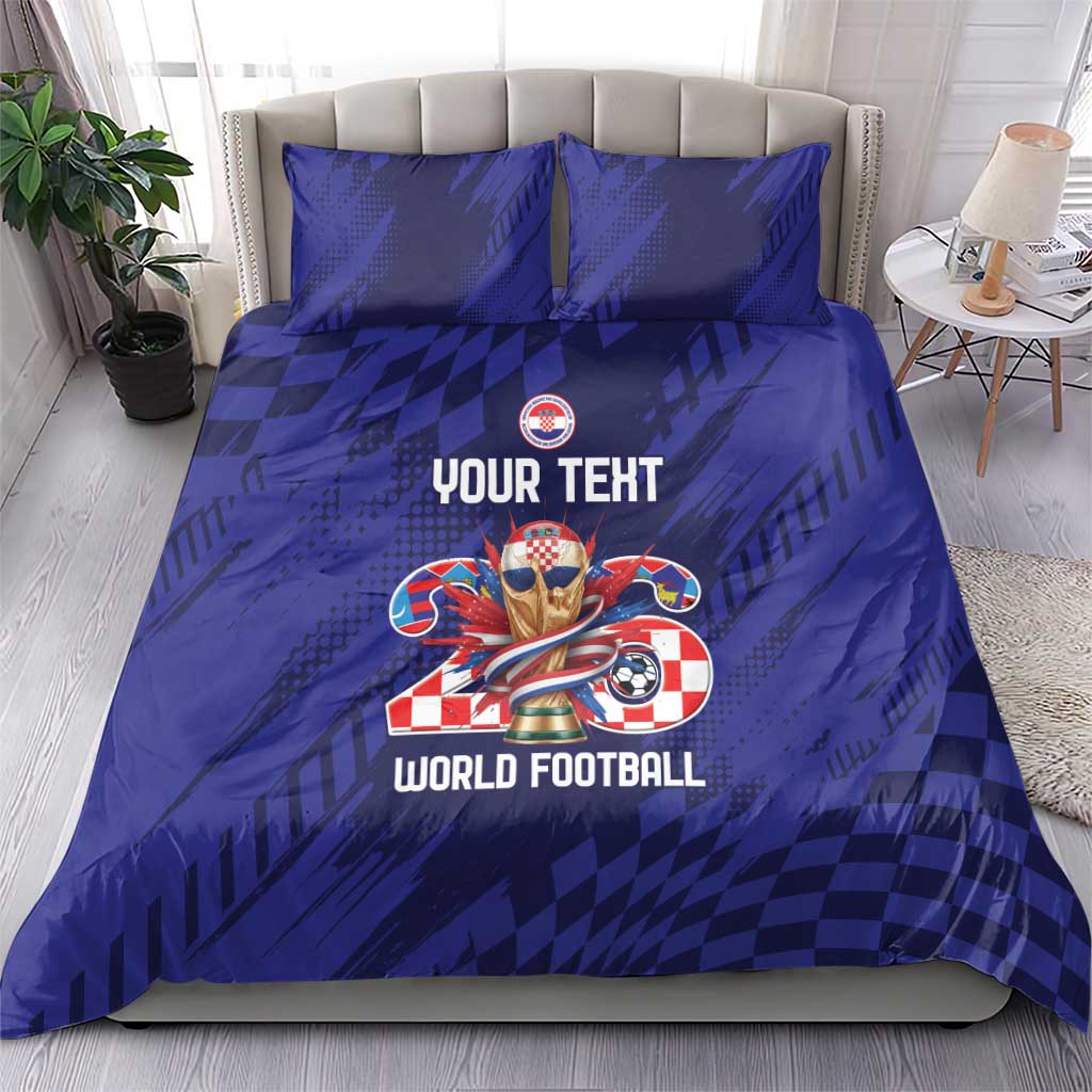 World Football Croatia 2026 Personalized Bedding Set Mala Zemlja Veliki Snovi