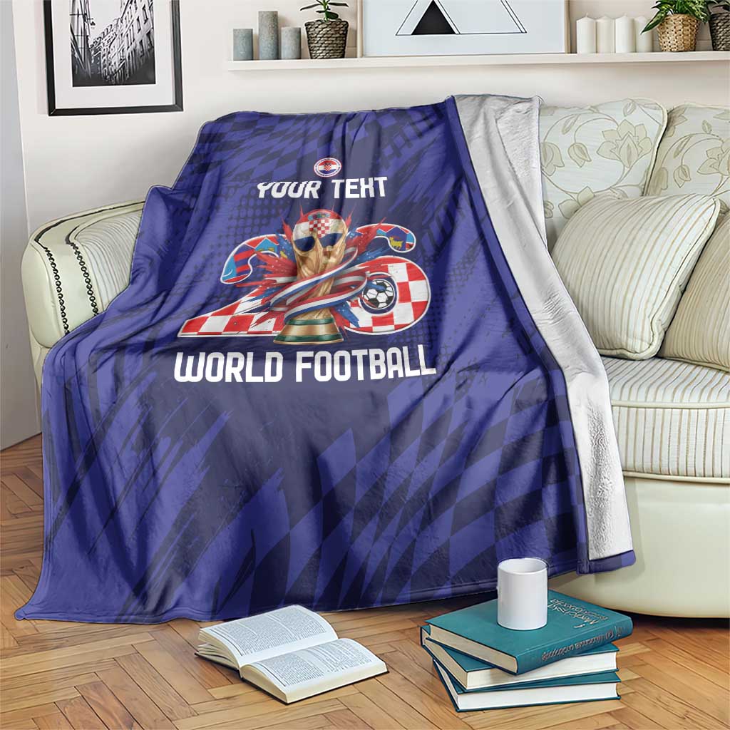 World Football Croatia 2026 Personalized Blanket Mala Zemlja Veliki Snovi
