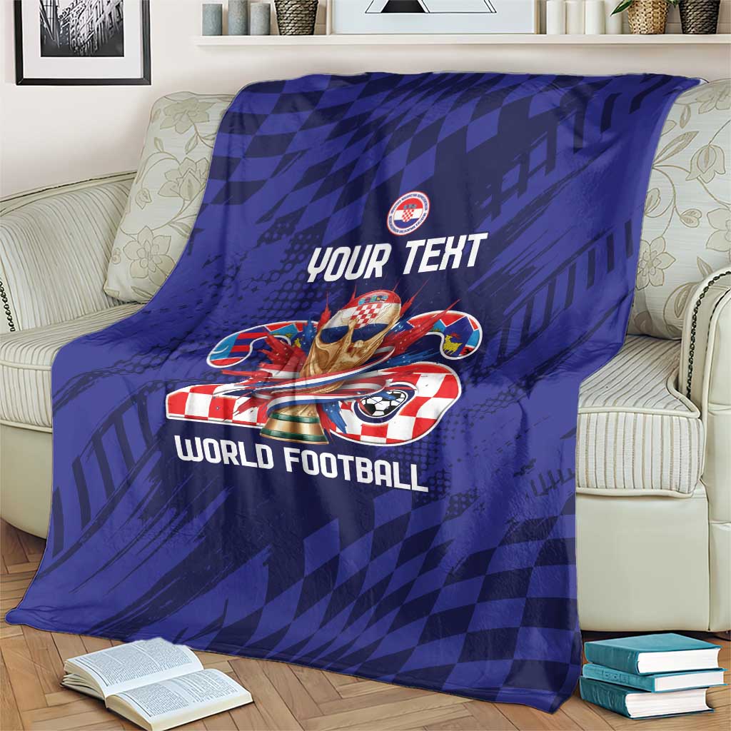 World Football Croatia 2026 Personalized Blanket Mala Zemlja Veliki Snovi