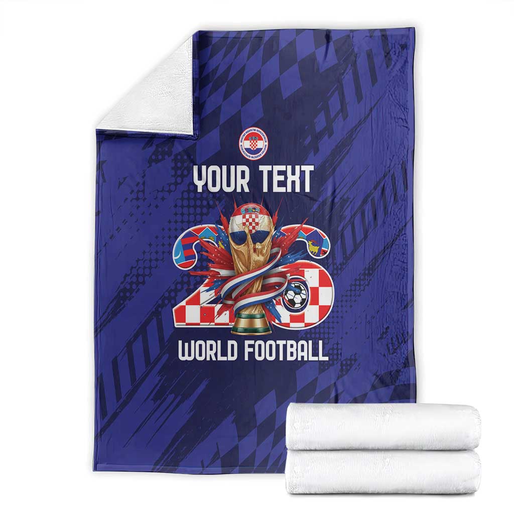 World Football Croatia 2026 Personalized Blanket Mala Zemlja Veliki Snovi